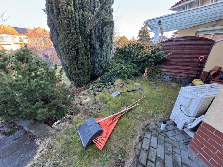 Kert tavaszi takarítása